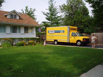 Arrive at my home in Chicago with Velorex in truck.