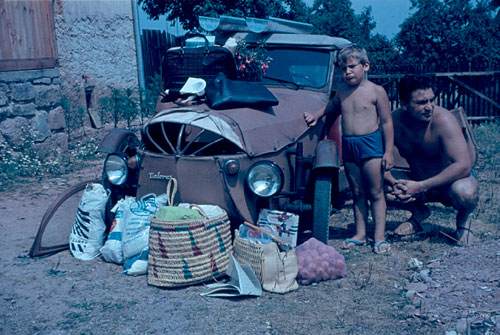 Stroj 16/350 z roku 1969. Ve co je na snmku odvezl najednou na vzdlenost 70 km. Chyb pouze mma, kter poizuje fotografii.