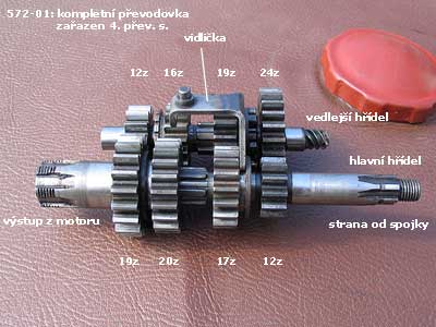 Kompletn pevodovka 572-01.