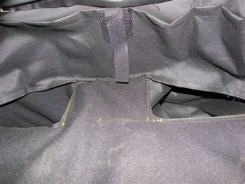 detail pepky v pedn sti kufru