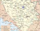 Pehledn mapa Bosny a Hercegoviny