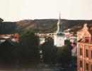9.7. 2000 Pohled na veern Bergen a v kostela Nykirken