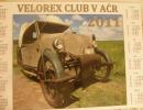 Kalend Velorex clubu v AR pro rok 2011